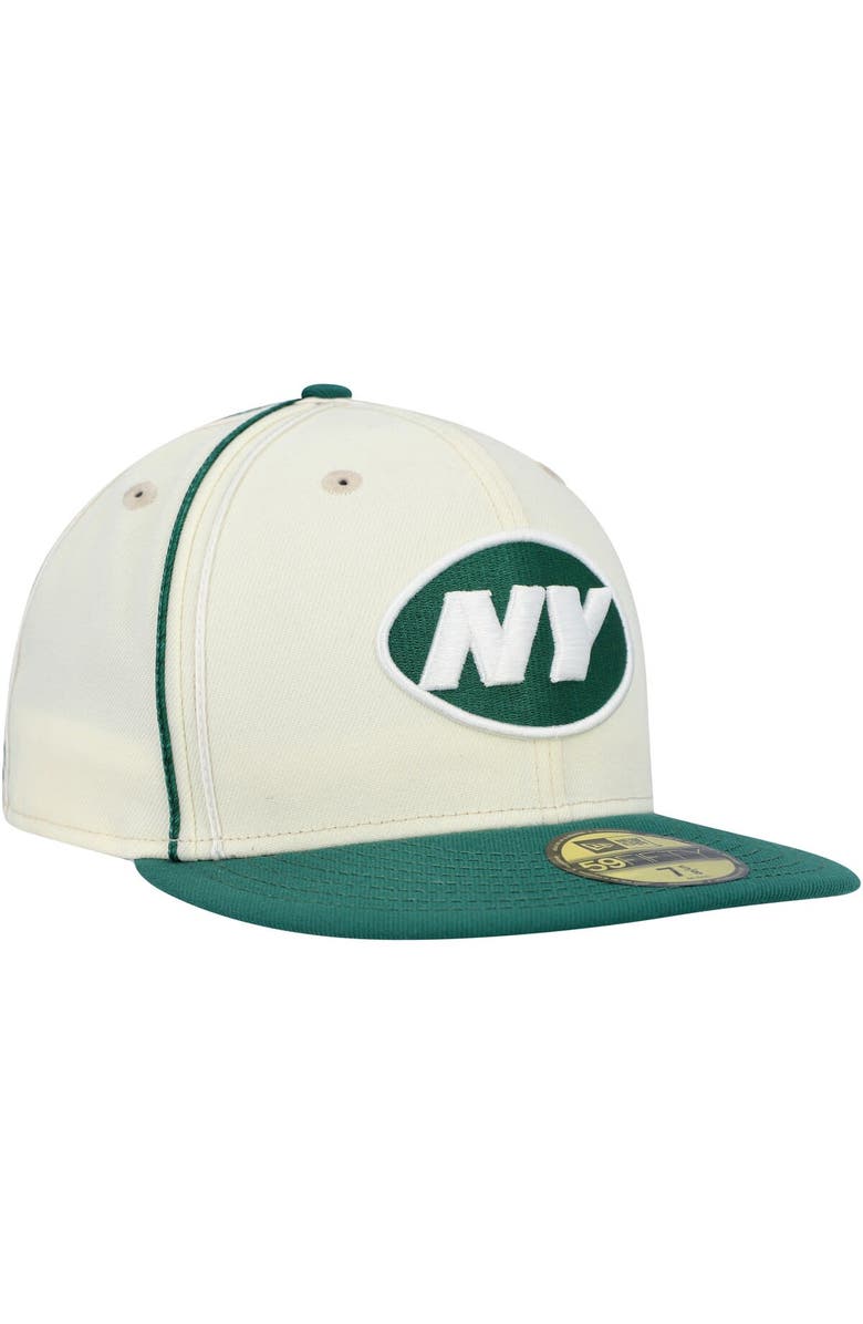 New Era Men's New Era Green New York Jets Soutache 59FIFTY Fitted Hat, Alternate, color, Green