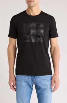 3D Abstract Stretch Cotton Graphic T-Shirt