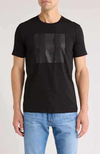 3D Abstract Stretch Cotton Graphic T-Shirt