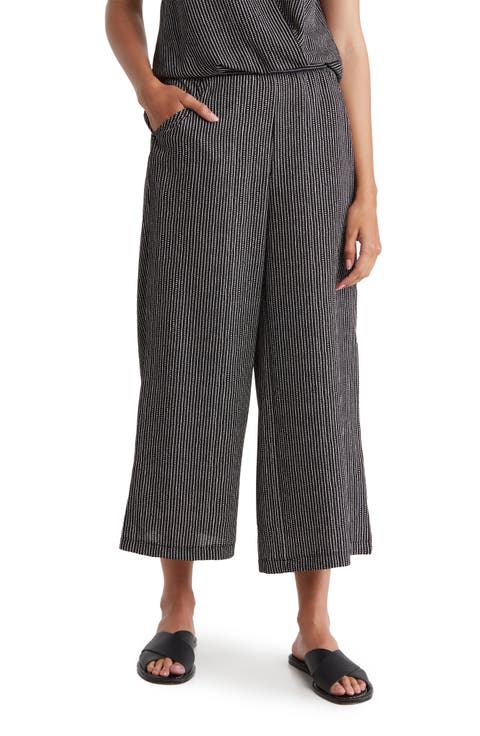 Pull-On Crop Wide Leg Pants