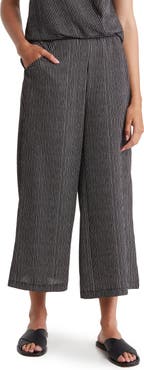 MAX STUDIO Pull-On Crop Wide Leg Pants