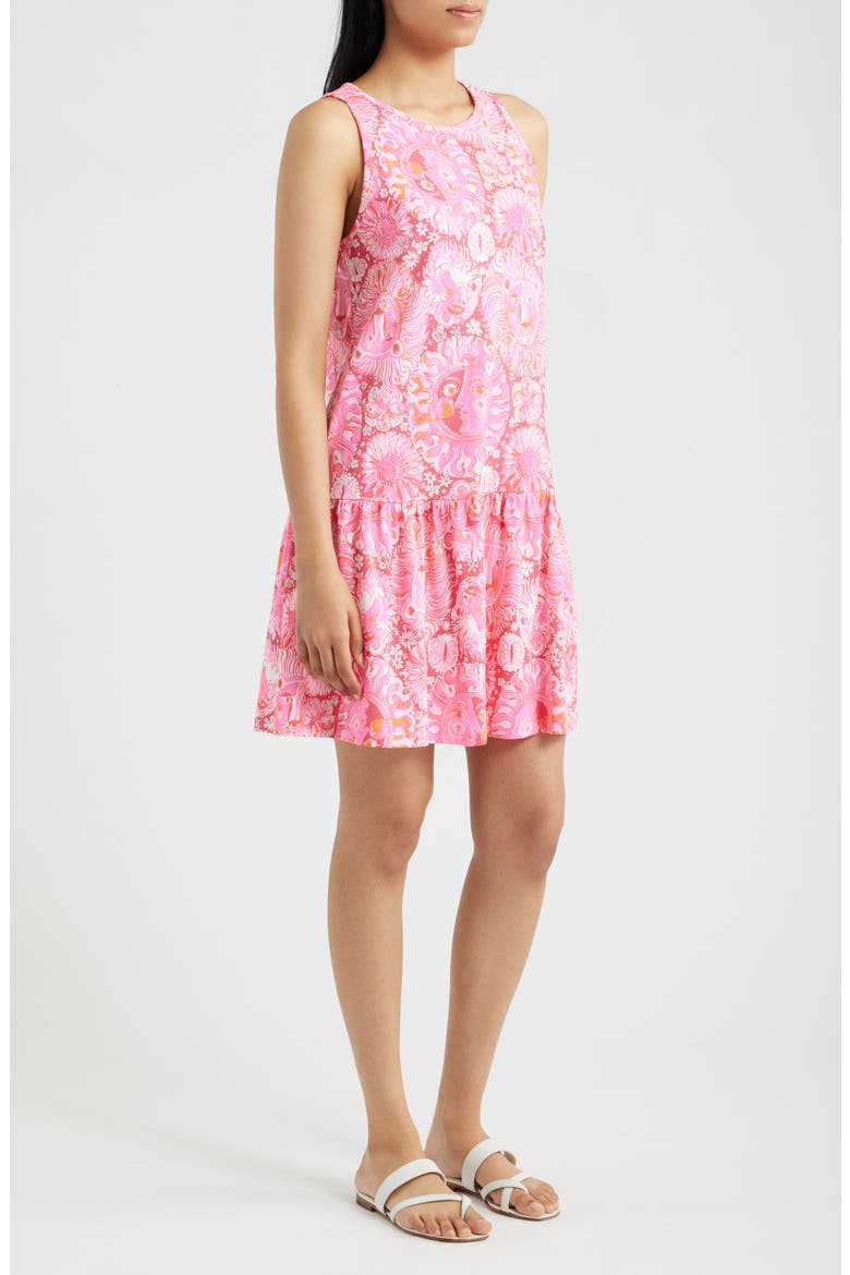 Dixi Cotton Jersey Minidress, Alternate, color, PARADISE PUNCH JIMS STUFF