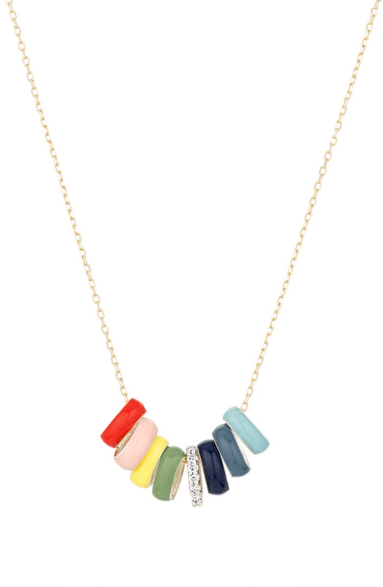 Adina Reyter Pavé Diamond Necklace, Main, color, Mixed