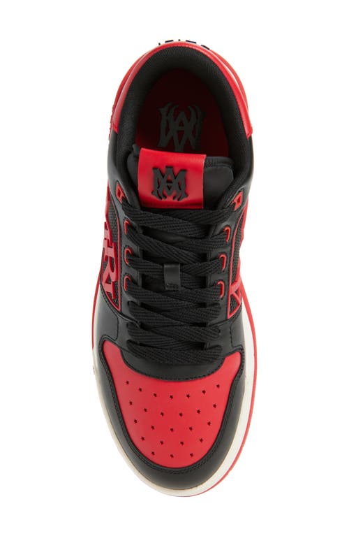 Amiri Low Top Sneakers With Round Toe And Perforated Patch