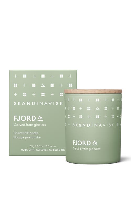 Skandinavisk Fjord Scented Candle 65g In Green