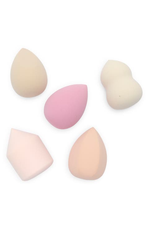 Assorted 5-Pack Makeup Sponges