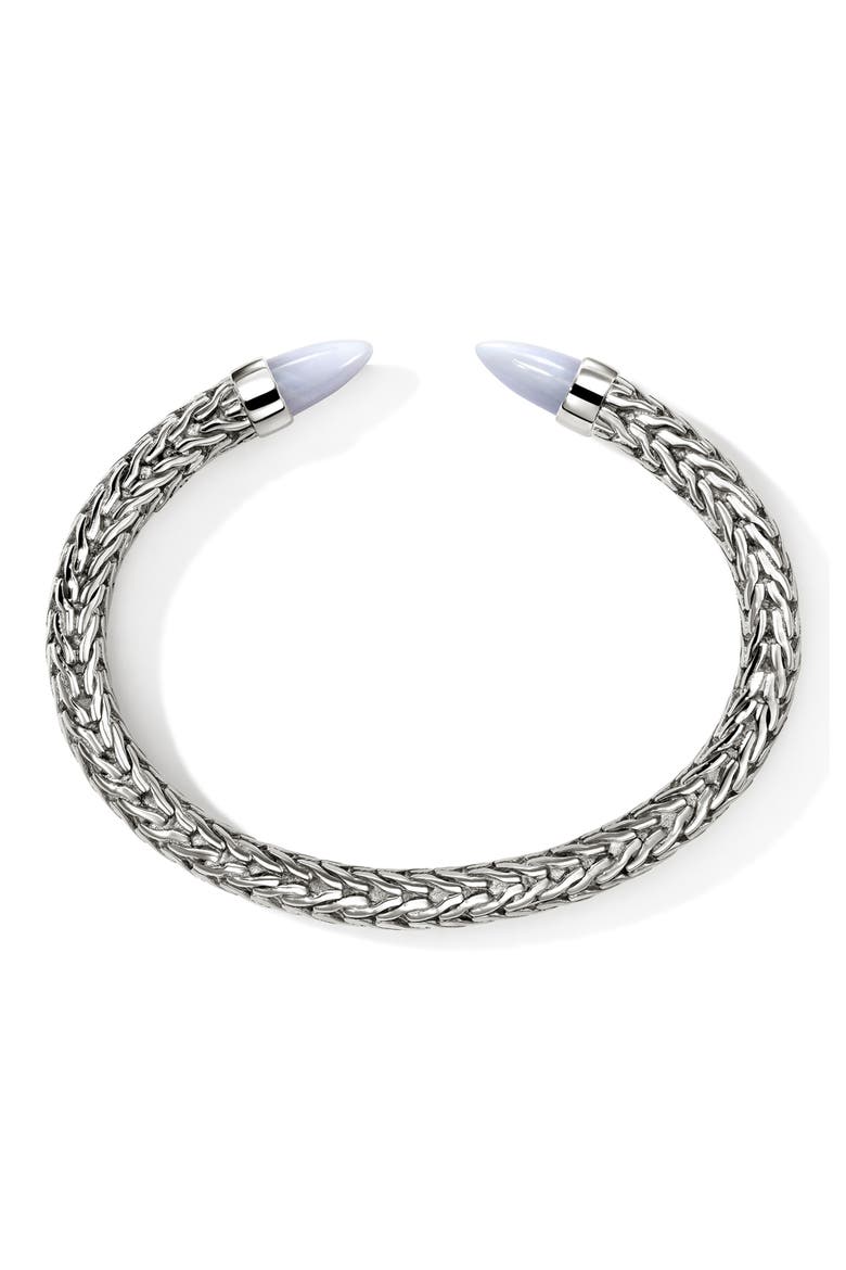 Spear 50 Flex Cuff Bracelet, Alternate, color, SILVER