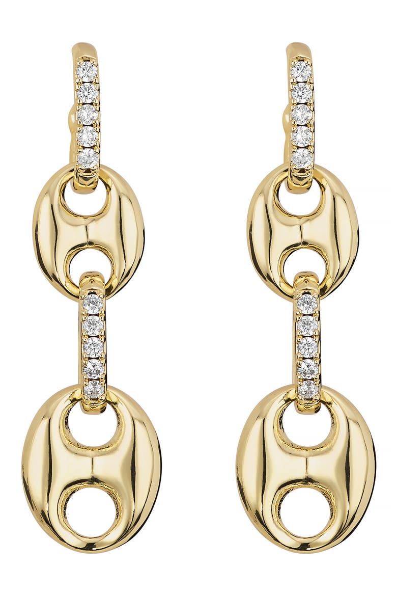 Pavé Mariner Link Drop Earrings video