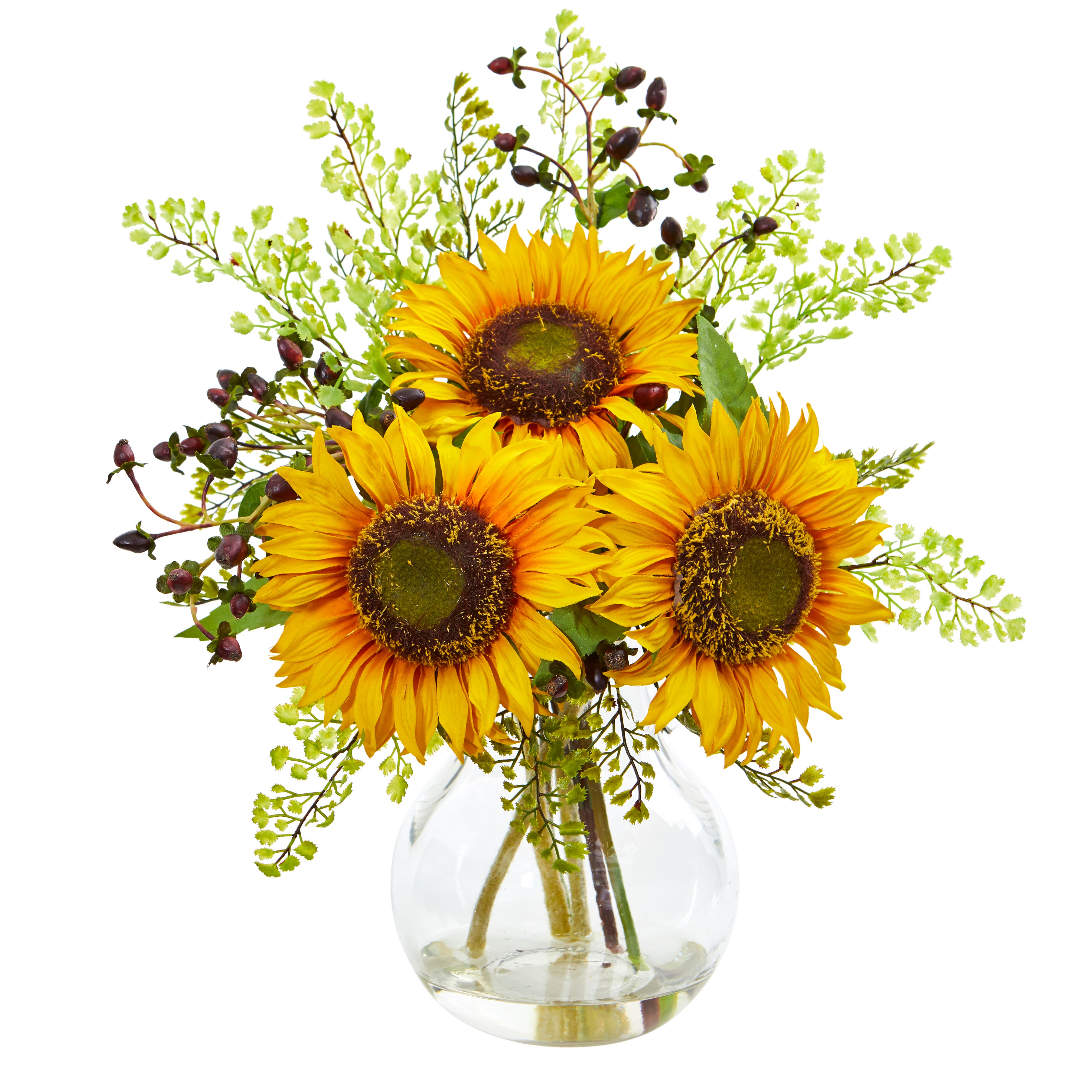 Sunflower Artificial Arrangement in Vase | Nordstrom