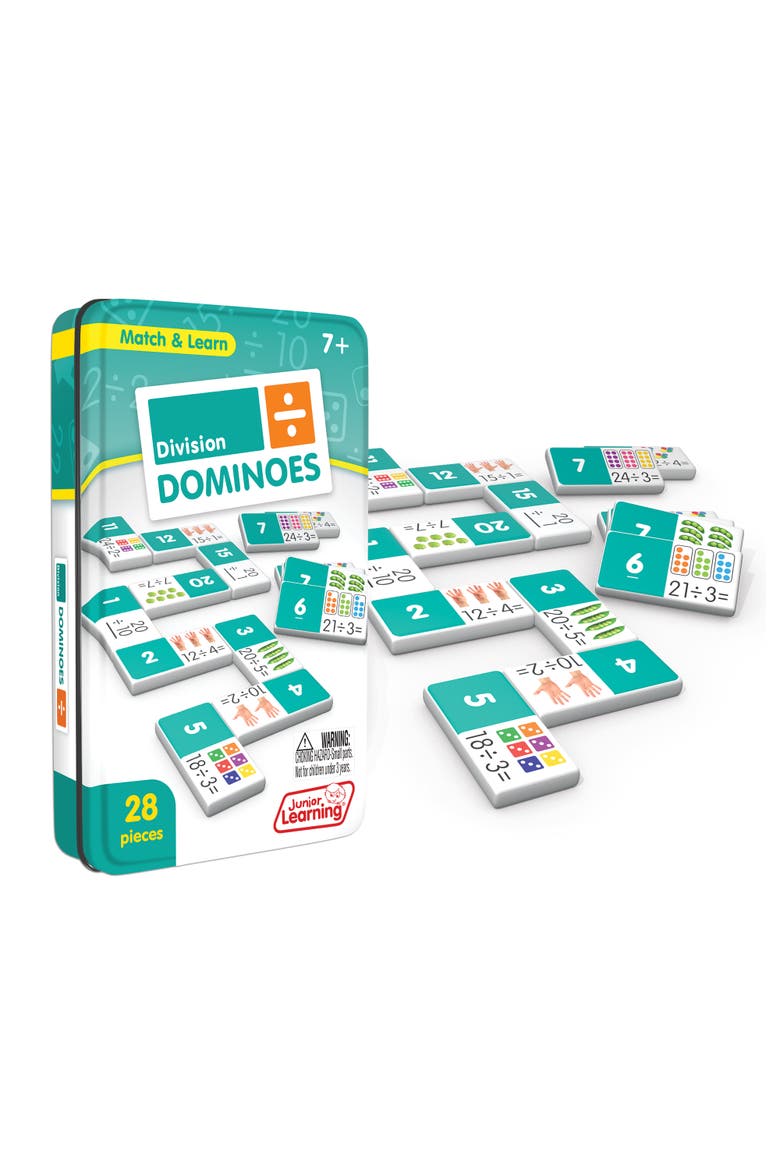 Division Match & Learn Dominoes, Alternate, color, Multicolored