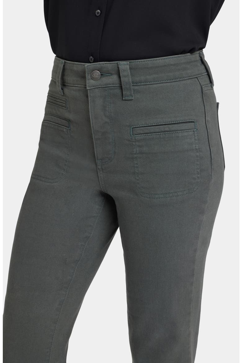Marilyn High Waist Utility Pocket Jeans, Alternate, color, TRUE OLIVE