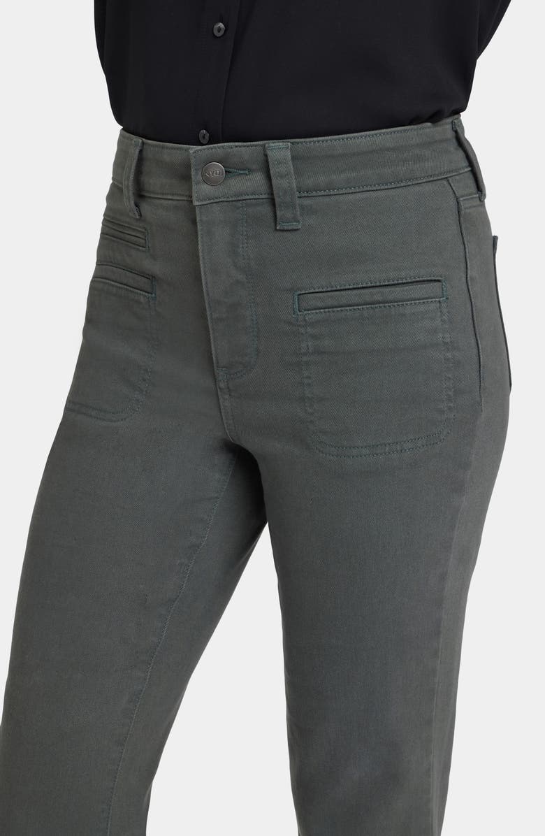 NYDJ Marilyn High Waist Utility Pocket Jeans, Alternate, color, True Olive