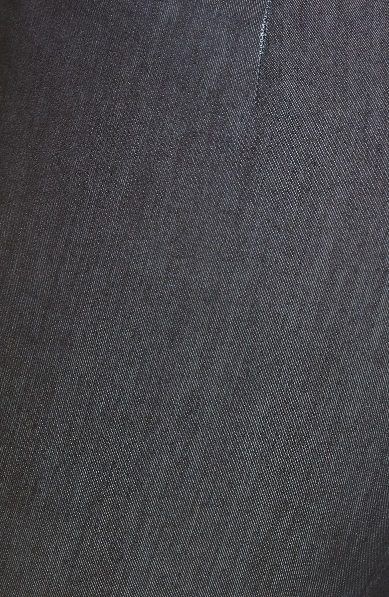 St. John Collection Lightweight Denim Skinny Pull-On Pants, Alternate, color, 