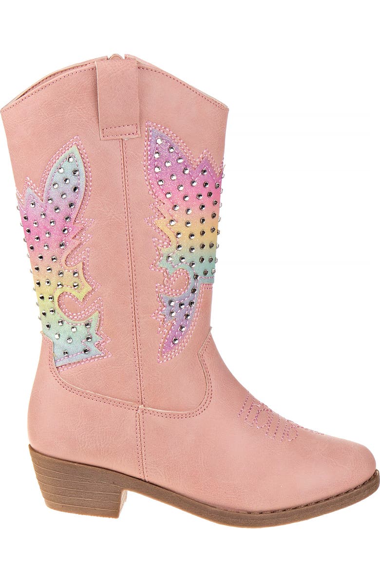 Kensie Girl Kensie ZipUp Boots with Heel for Girls / Stylish Comfortable Fashion Design, Alternate, color, Pink