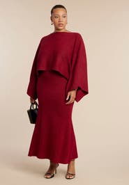 ELOQUII Sweater Maxi Skirt