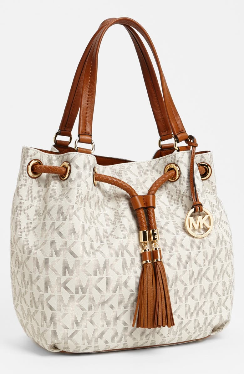 MICHAEL Michael Kors 'Large' Gathered Tote, Main, color,