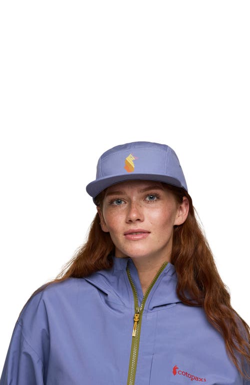 Cotopaxi Llama Stripes 5-panel Hat In Purple