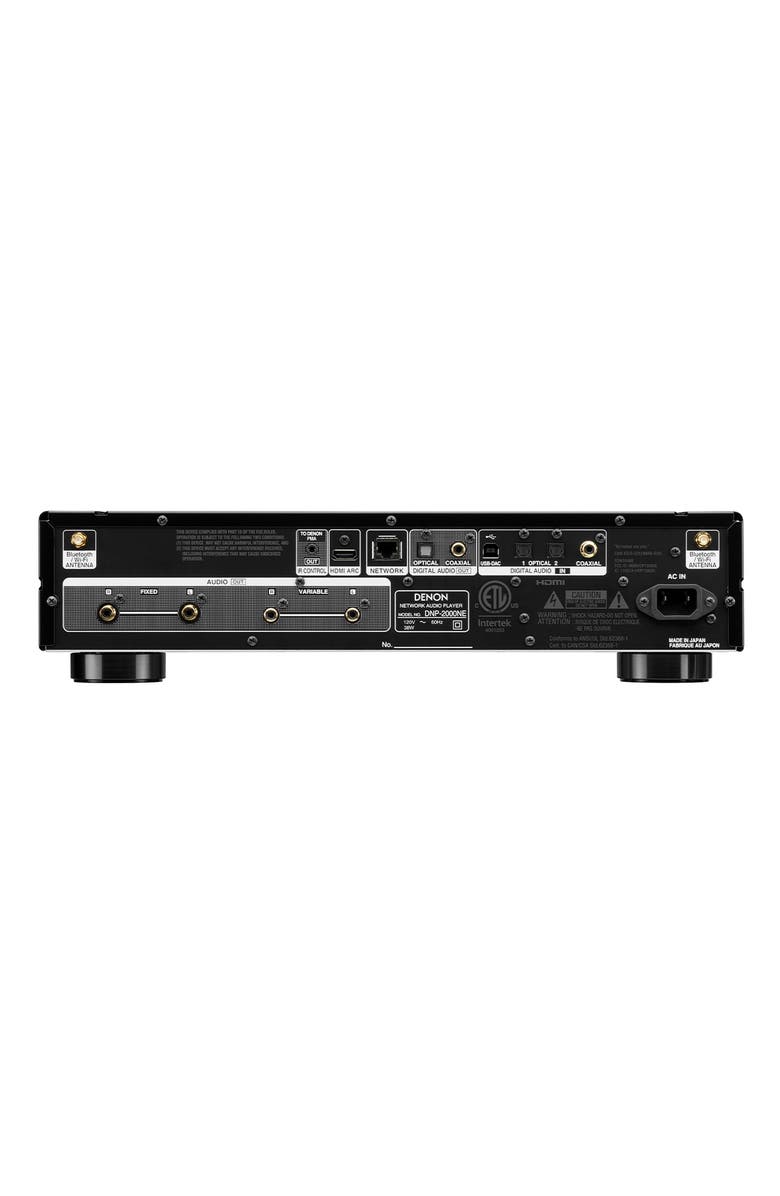 Denon DNP-2000NE Network Player with Ultra AL32 Processing and HEOS Built-In, Alternate, color, Black