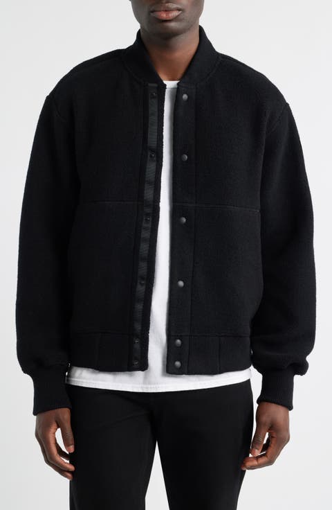 Hudson Black Label Fleece Bomber Jacket