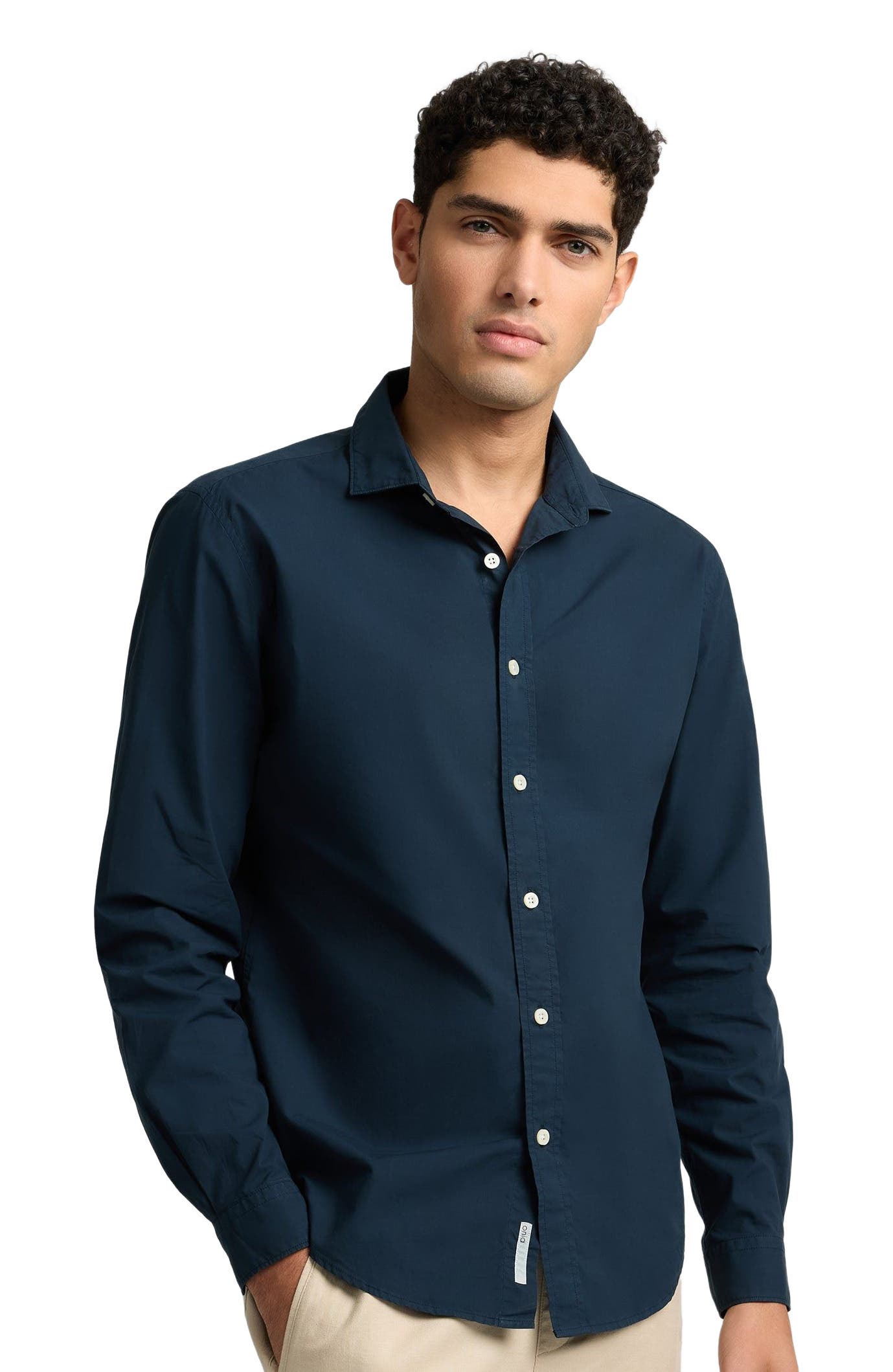 Poplin Long Sleeve Button Down Shirt - image 4