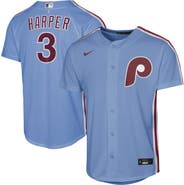 Nike Youth Nike Bryce Harper Light Blue Philadelphia Phillies Alternate Replica Jersey