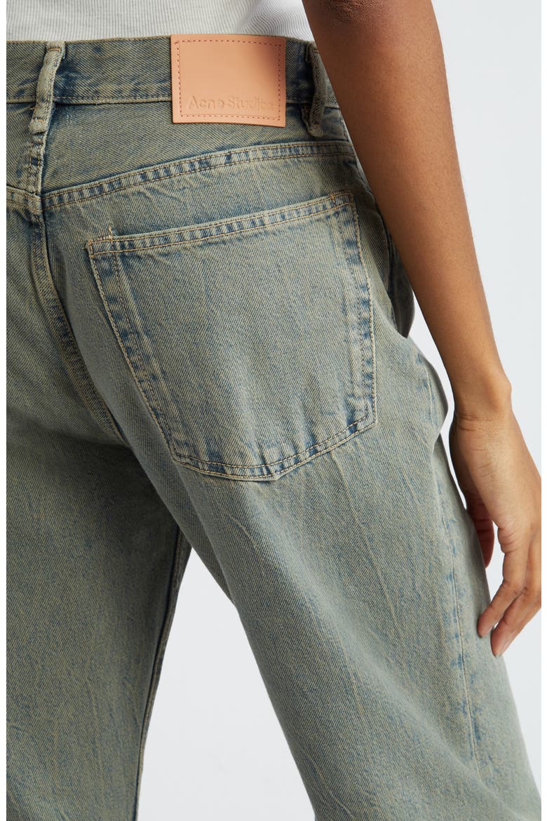 Acne Studios 2021F Delta Button Fly Loose Fit Jeans (Women 