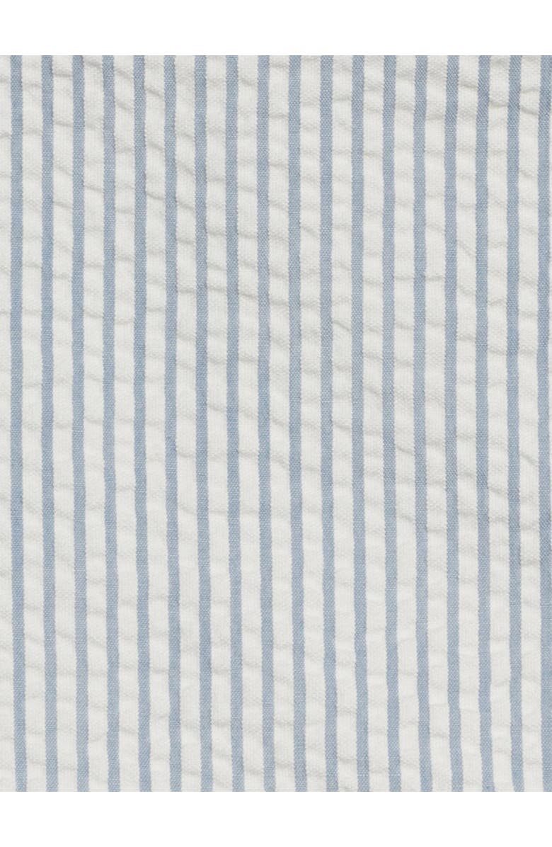 Colroed Organics Organic Landon Seersucker Button Down, Alternate, color, Shore Stripe/Sea