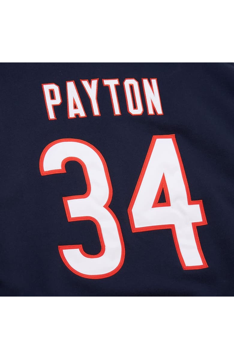 Mitchell & Ness Men's Mitchell & Ness Walter Payton Navy Chicago Bears Retired Player Name & Number Pullover Hoodie, Alternate, color, Navy