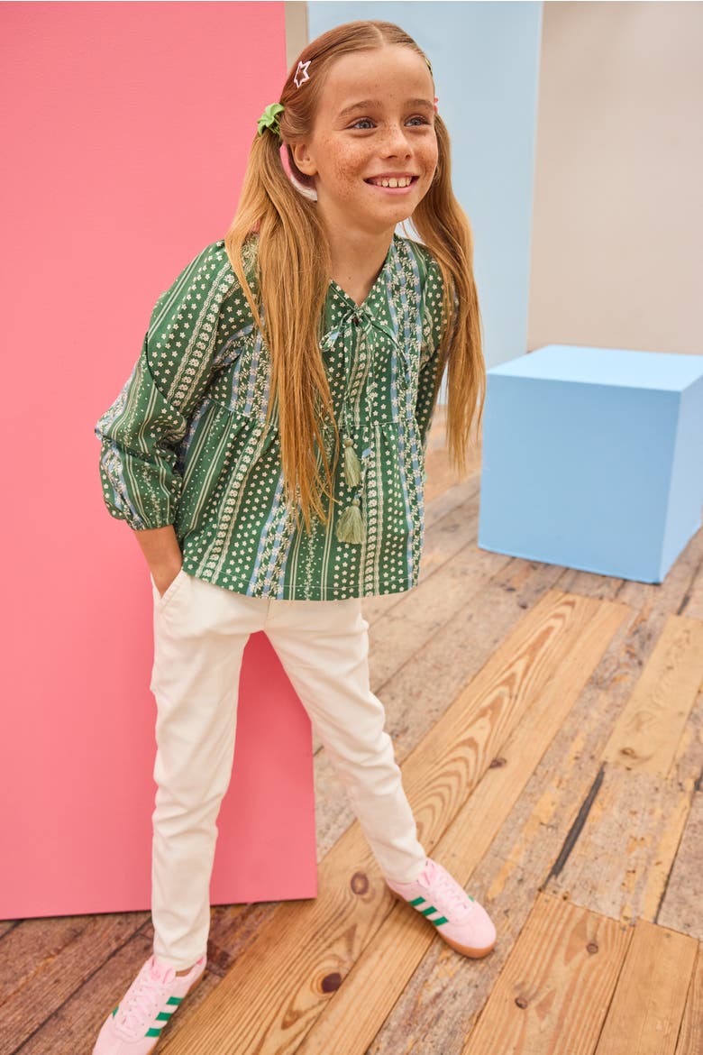 Kids' Floral Riviera Top, Alternate, color, Fairfield Forest Stripe