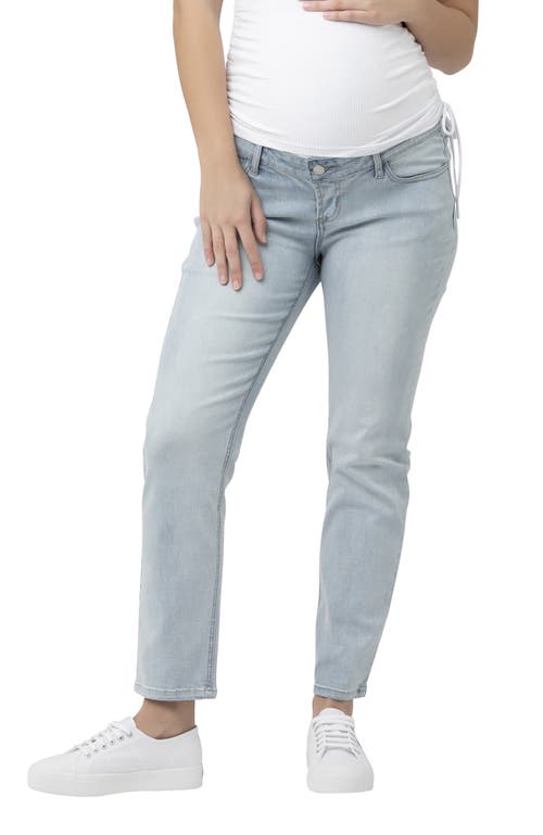 Ripe Maternity Hunter Over Bump Crop Jean In Blue