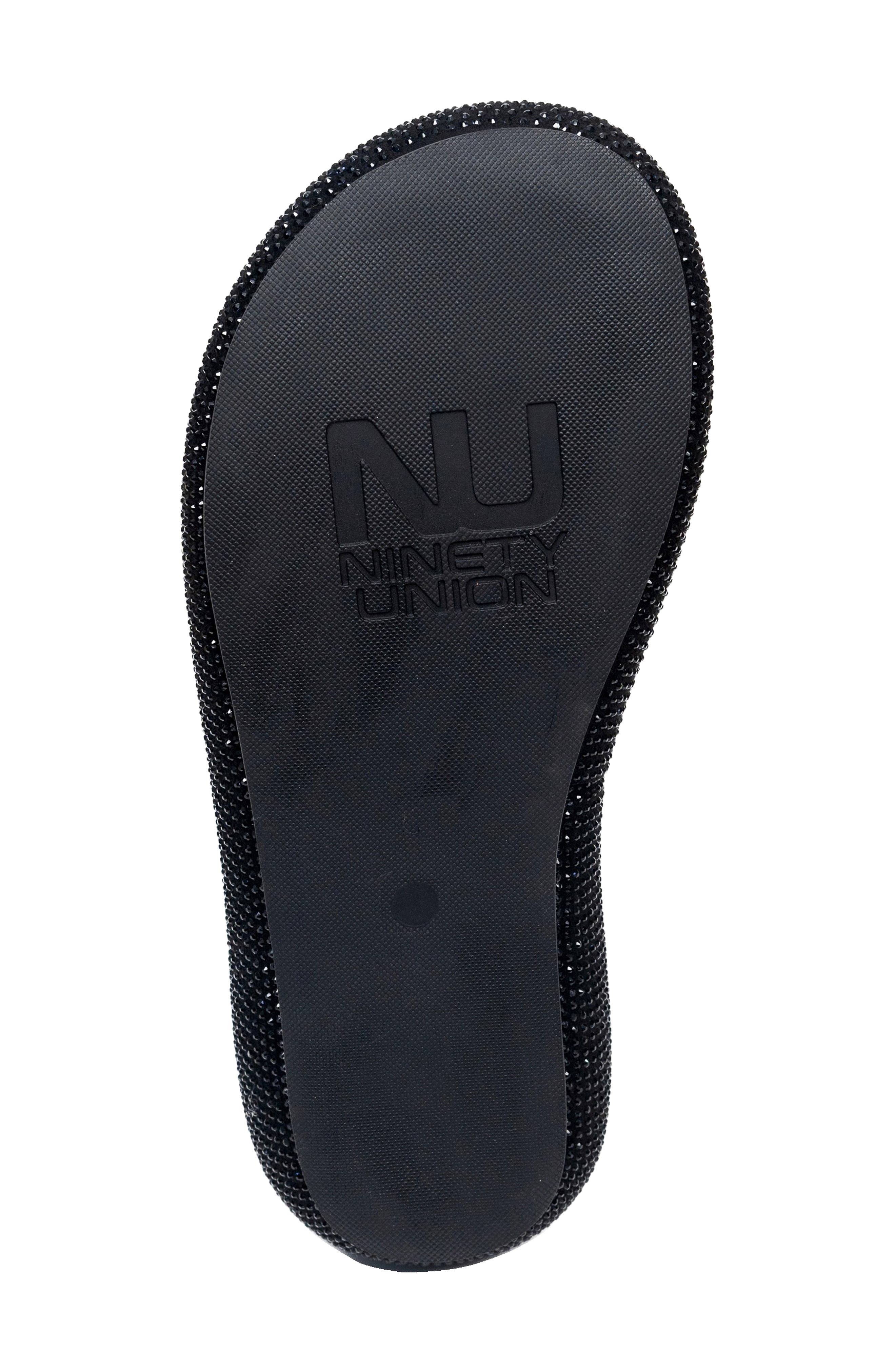 NINETY UNION Blingar Slide Sandal, Alternate, color, Black