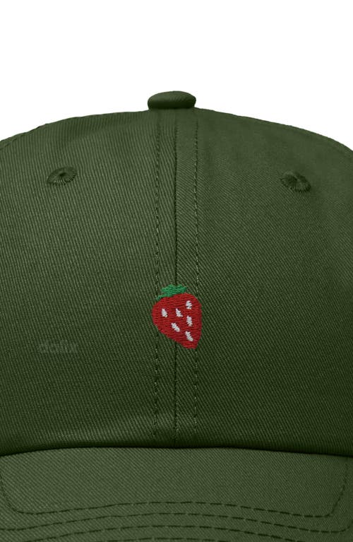 Dalix Lil Strawberry Dad Cap In Green