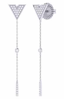 LuvMyJewelry Home Rise & Grind Diamond Drop Earrings - 0.16ct.
