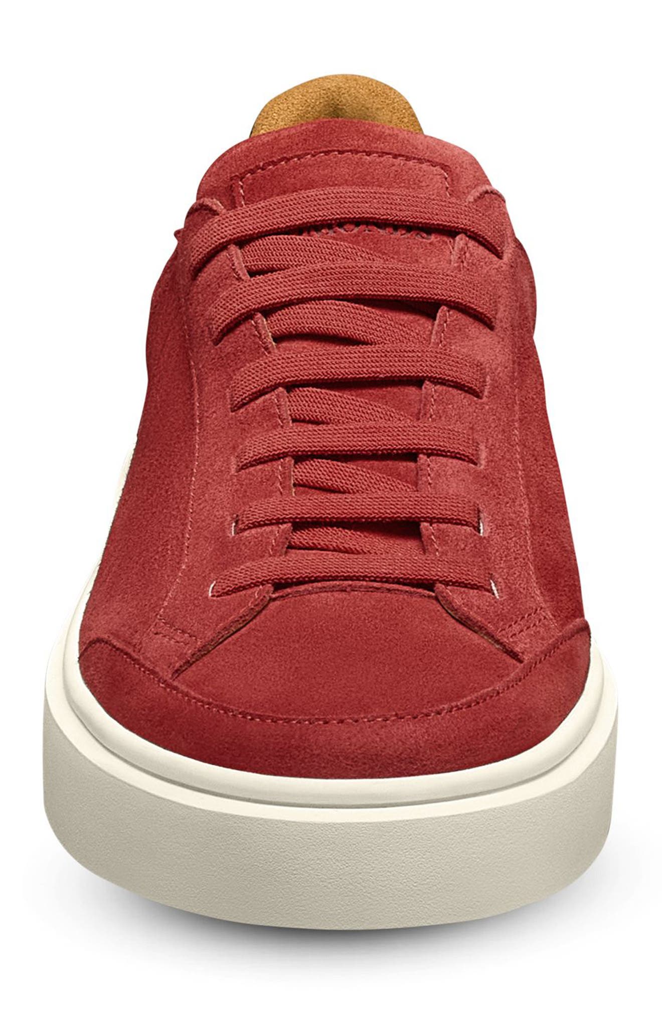 Allen Edmonds Oliver Sneaker, Alternate, color, True Red