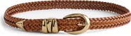 Madewell Woven Leather Triple Keeper Belt