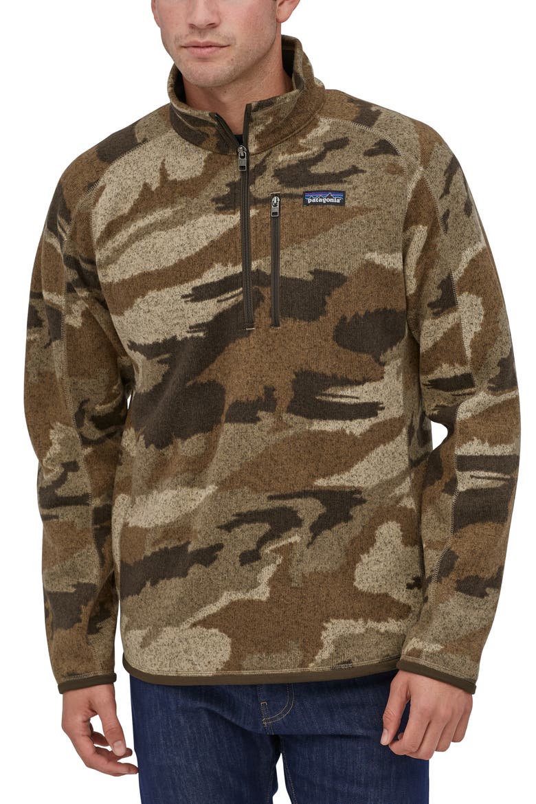 Better Sweater® Quarter Zip Pullover, Main, color, KANSAS SKY CLASSIC TAN