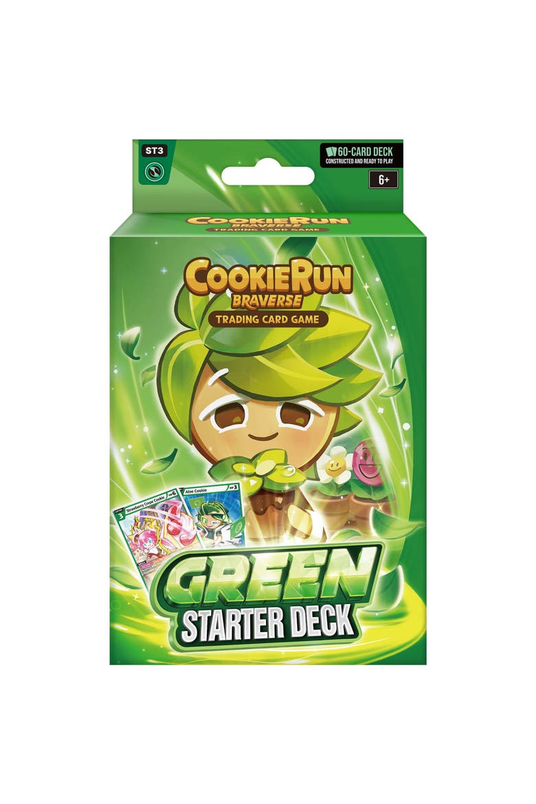 CookieRun Braverse Trading Card Game, Starter Deck Green, Strategic Game Play, Main, color, Multicolored