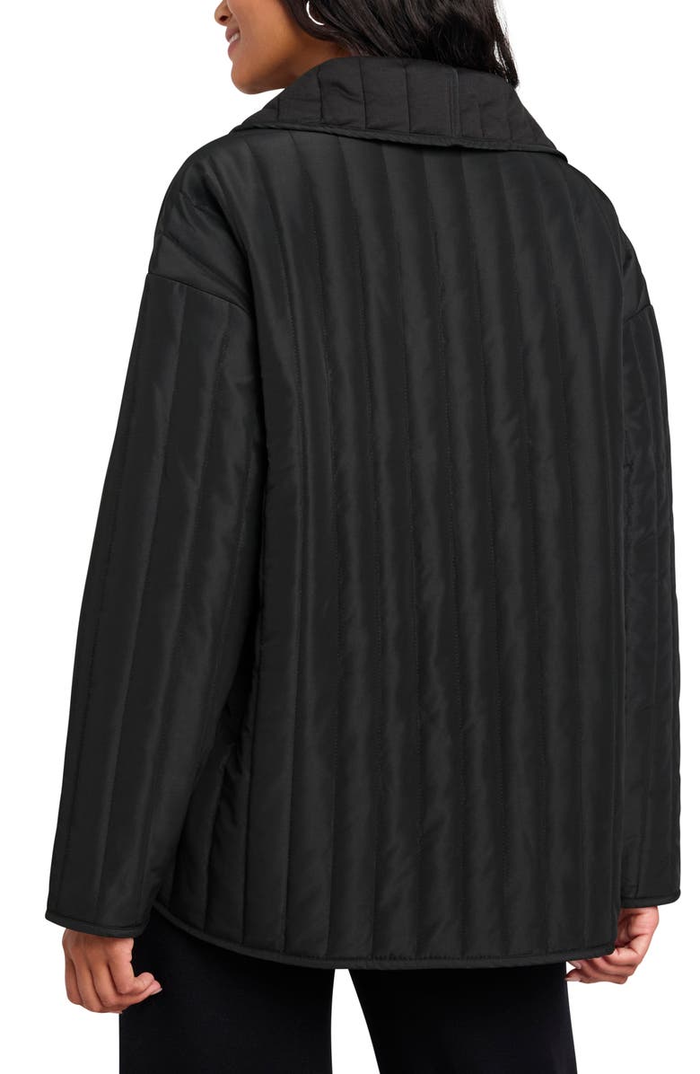 Splendid x @cellajaneblog Quilted Jacket, Alternate, color, Black