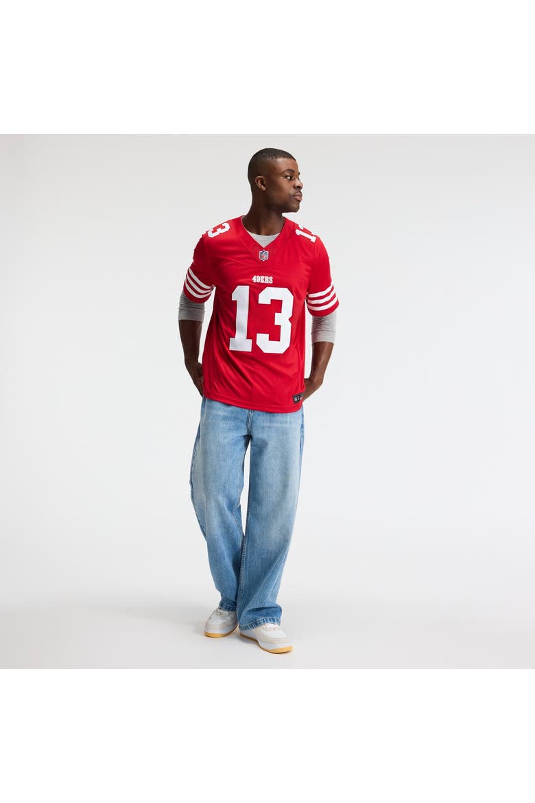 Men's Nike Brock Purdy Scarlet San Francisco 49ers Team Vapor F.U.S.E. Stitched Limited Jersey, Alternate, color, Scarlet