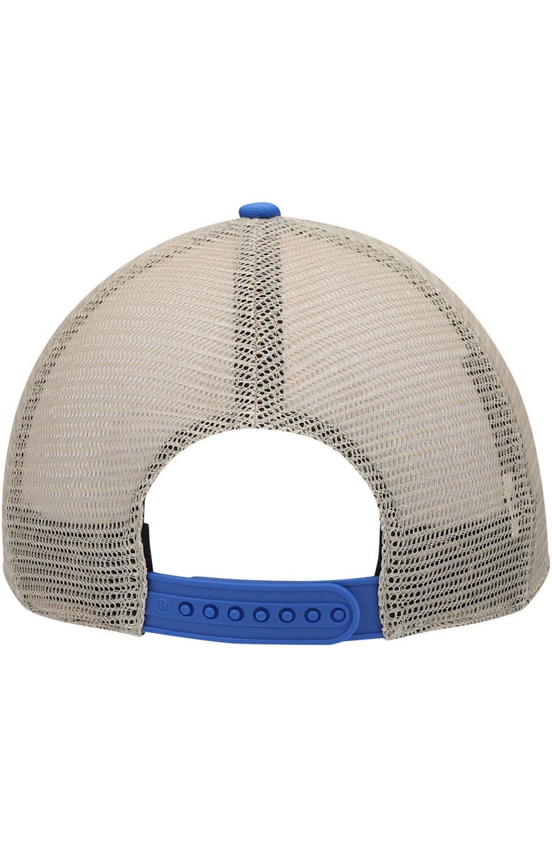 '47 Men's '47 Powder Blue/Natural Los Angeles Chargers Trawler Trucker Clean Up Snapback Hat, Alternate, color, Powder Blue