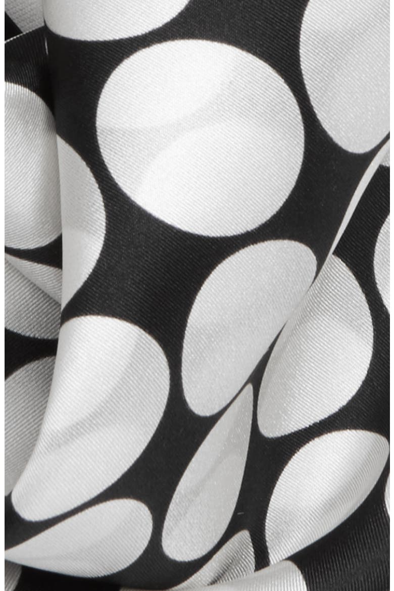 dance floor silk bandana, Alternate, color, BLACK