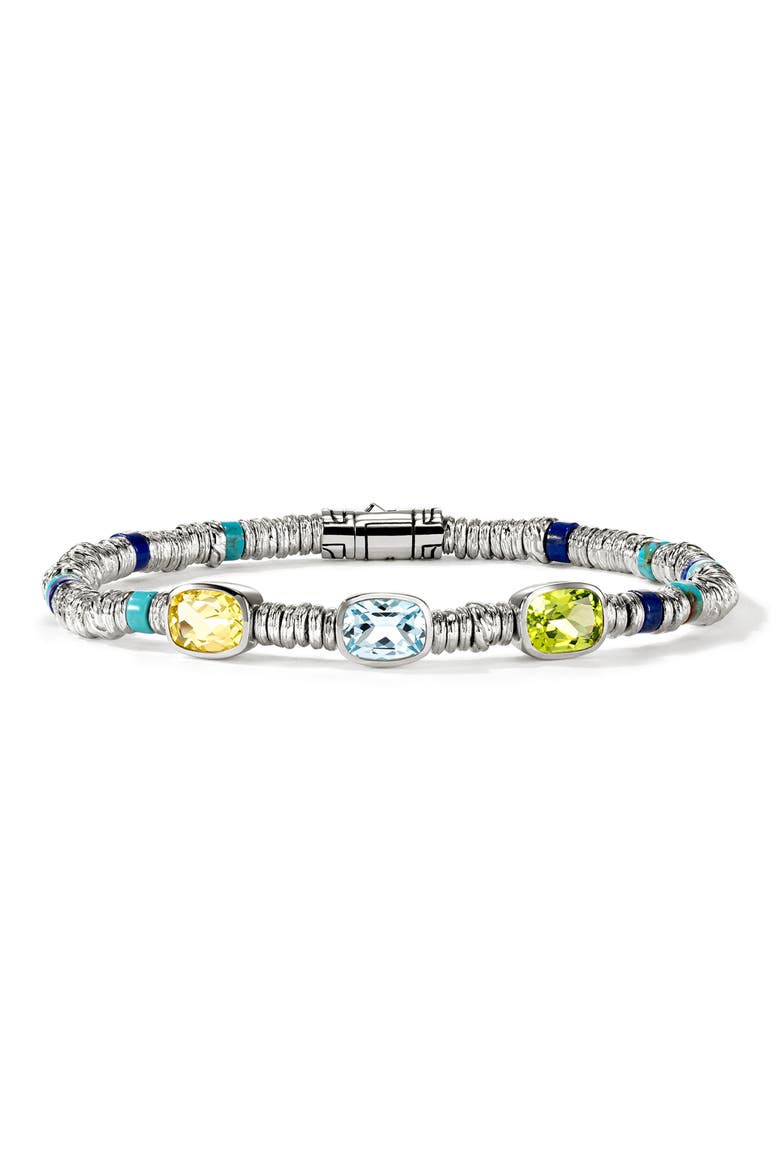 Heishi Bracelet, Main, color, PERIDOT