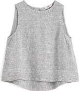 Madewell Pleated Linen Shell Top