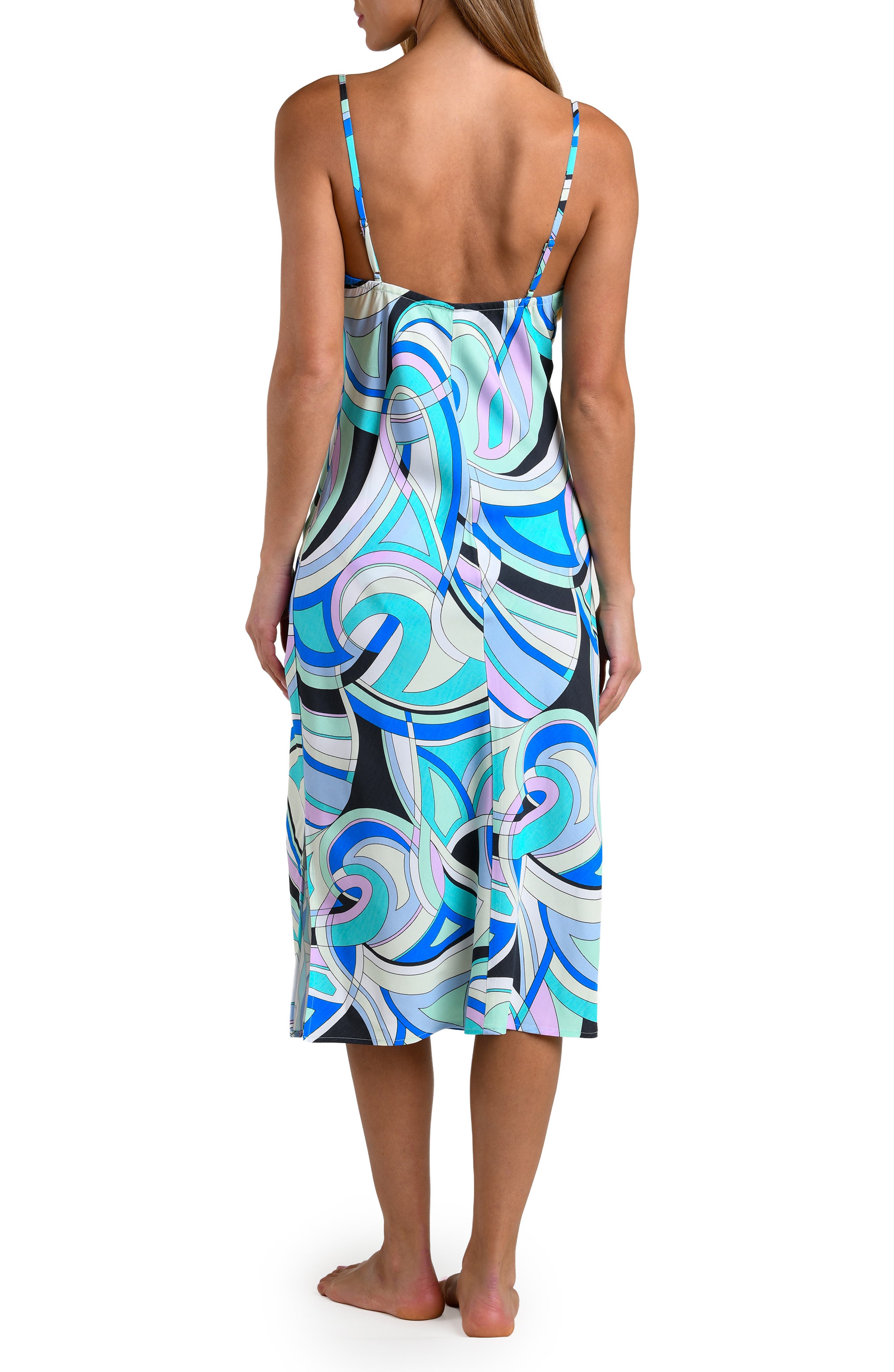 Studio Swirl Cowl Neck Sleeveless Midi Dress - image 2