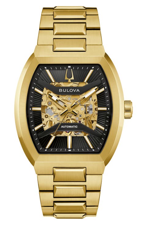 Maquina Skeleton Automatic Bracelet Watch
