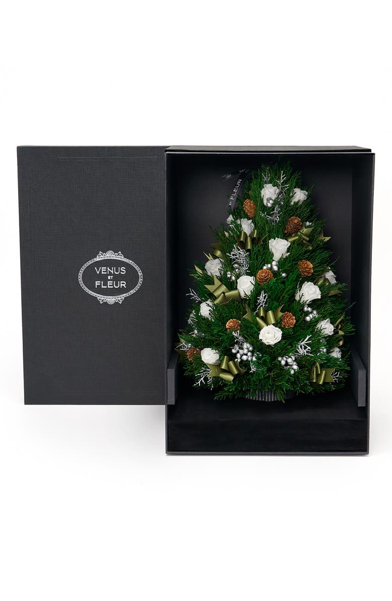 Venus ET Fleur Céleste Tabletop Tree, Alternate, color, White