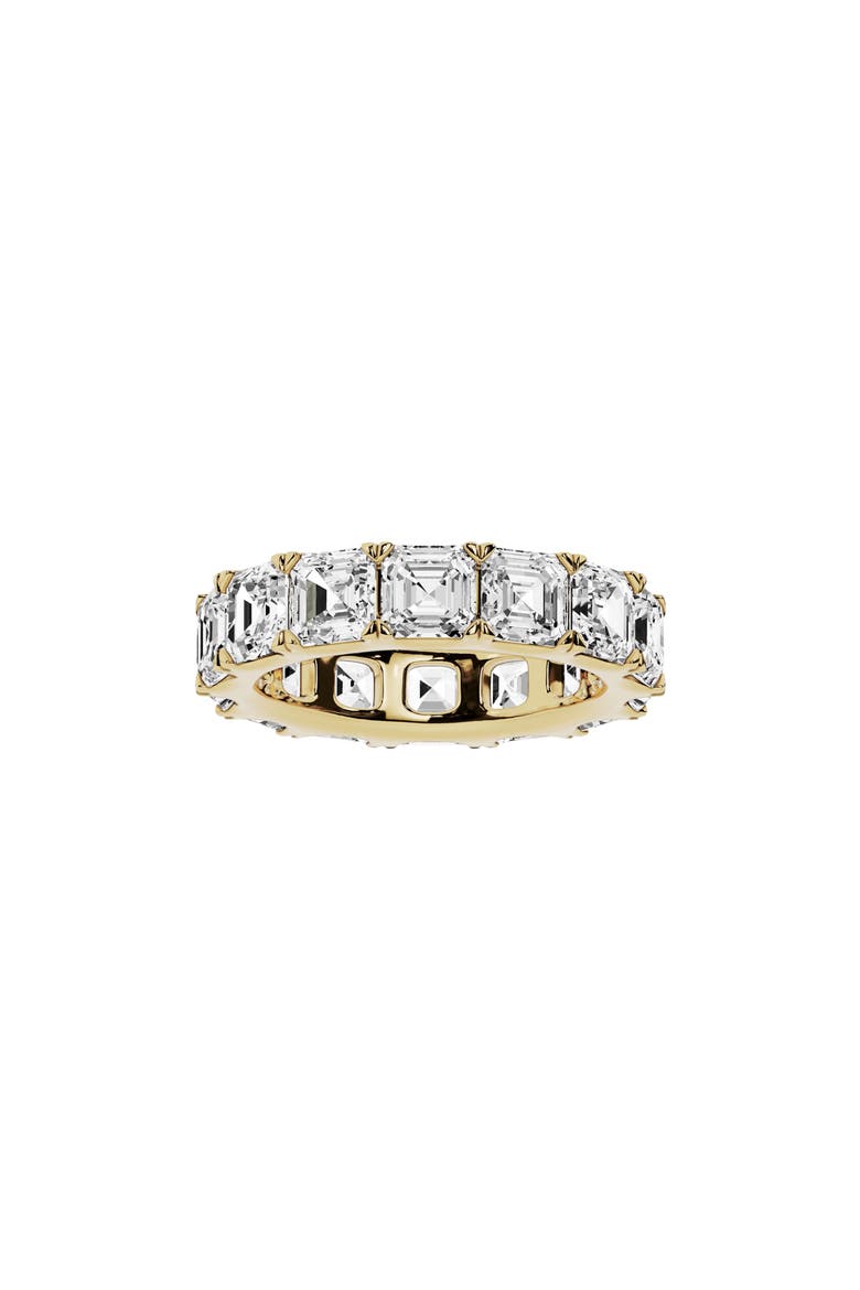 18K Gold Asscher Cut Lab Created Diamond Eternity Ring - 10.06 ctw (Nordstrom Exclusive) video