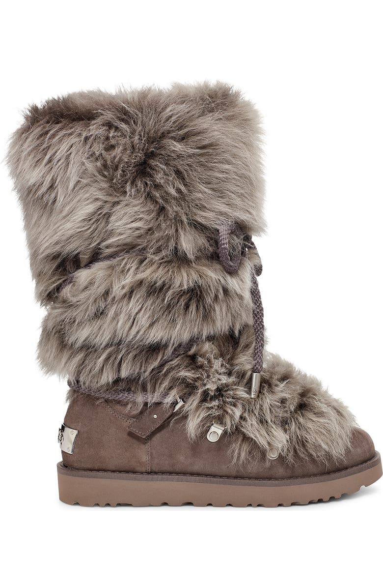 UGG<sup>®</sup> Classic Posh Short Genuine Shearling Boot, Alternate, color,