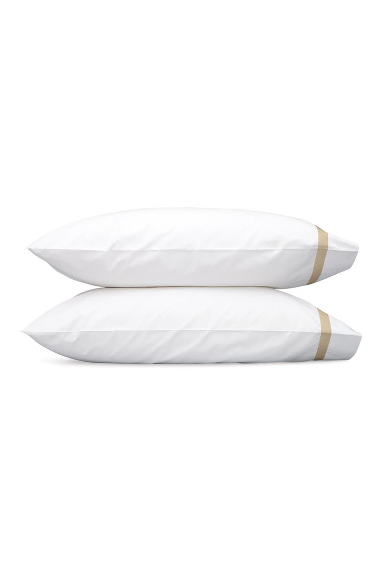Lowell 600 Thread Count Set of 2 Pillowcases, Alternate, color, CHAMPAGNE
