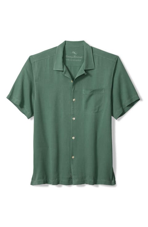 Harbor Luxe Silk Camp Shirt (Big & Tall)